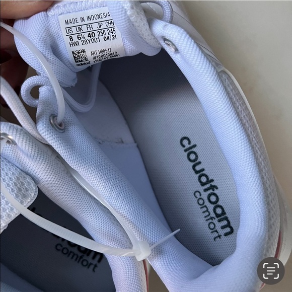 Adidas White Cloud Form Shoes - Picture 12 of 13